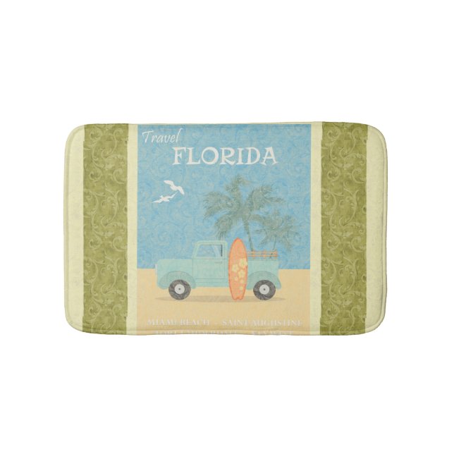Tapis De Bain Floride : Mat de bain de voyage (Devant)