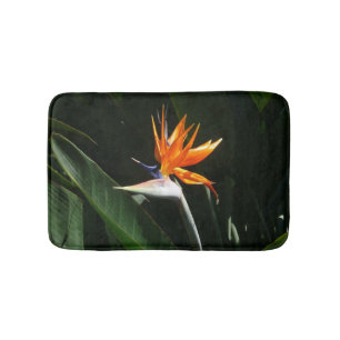 Tapis De Bain Flower tropical orange paradise