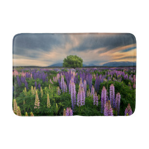 Tapis De Bain Flowers (homonymie)   Lupine Field à New Zealand