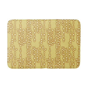 Tapis De Bain Flux de bulles dorées