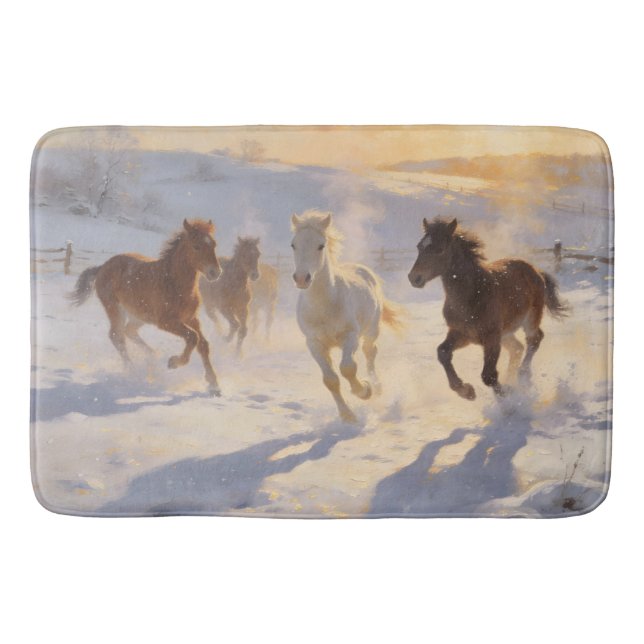 Tapis De Bain Foals at Play (Devant)