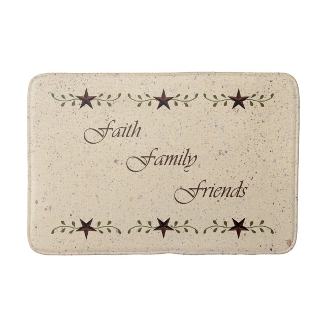 Tapis De Bain Foi Famille Amis Bath Mat (Devant)