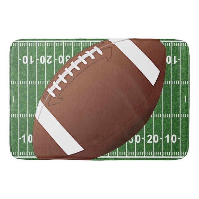 Tapis De Bain Football Design Bath Mat (Devant)