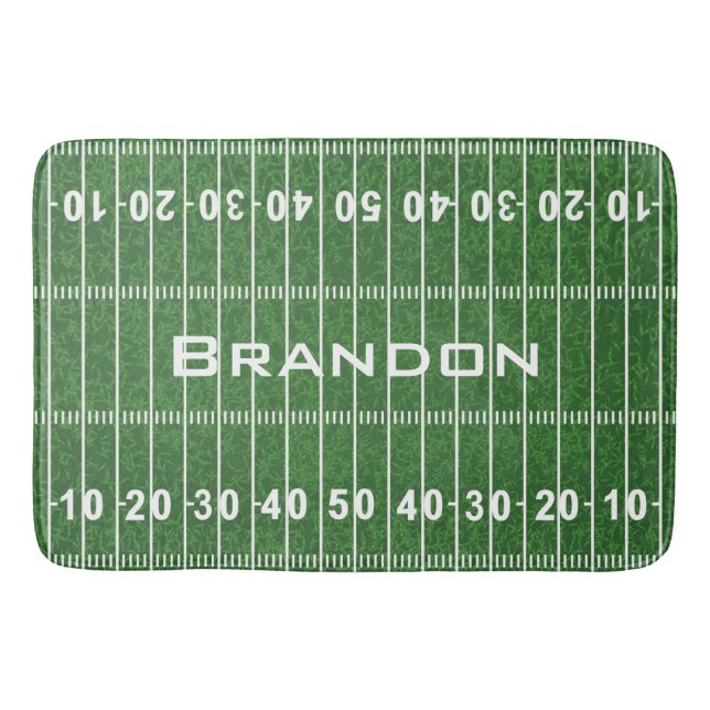 Tapis De Bain Football Field Design Bath Mat