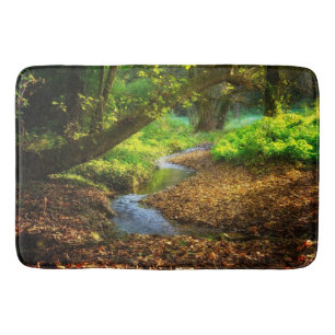 Tapis De Bain Forest Creek Belle nature Paysage Photo
