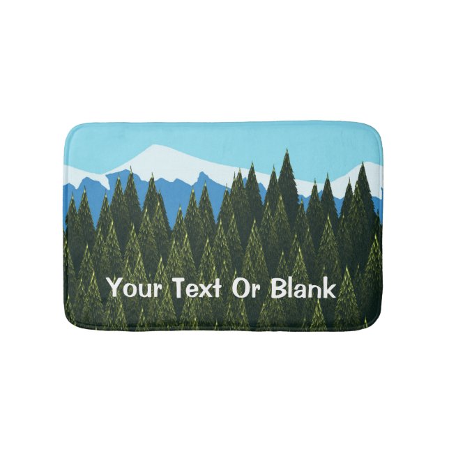 Tapis De Bain Forêt fractale (Devant)