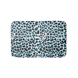 Tapis De Bain Fourrure de léopard de neige Imprimer Mat de bain