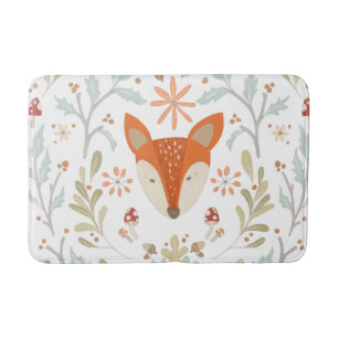 Tapis De Bain Fox lunatique de région boisée