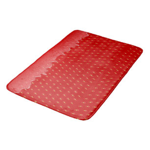 Tapis De Bain Fraise Texturée Arrière - plan confiture de fruits