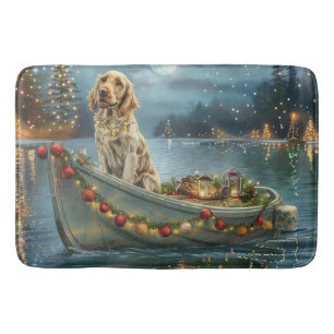 Tapis De Bain Français Setter Christmas Festive Voyage