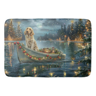 Tapis De Bain Français Setter Christmas Festive Voyage