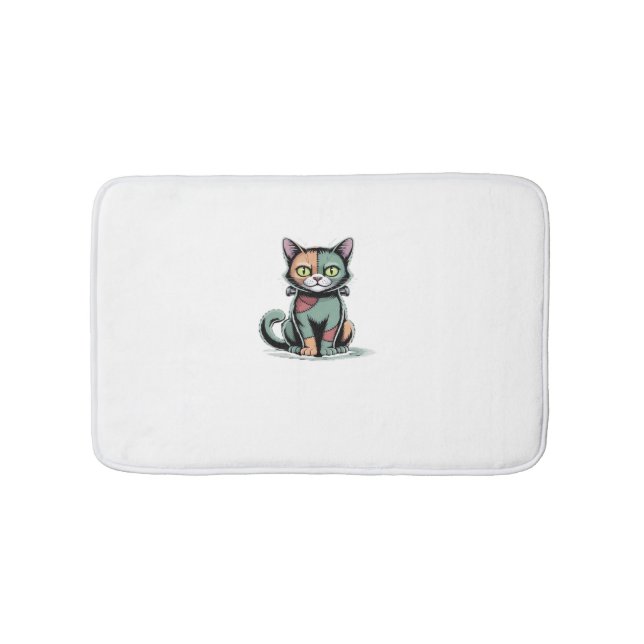 Tapis De Bain FrankenCat T-shirt surdimensionné (Devant)