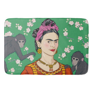 Tapis De Bain Frida Kahlo Monkey Graphic