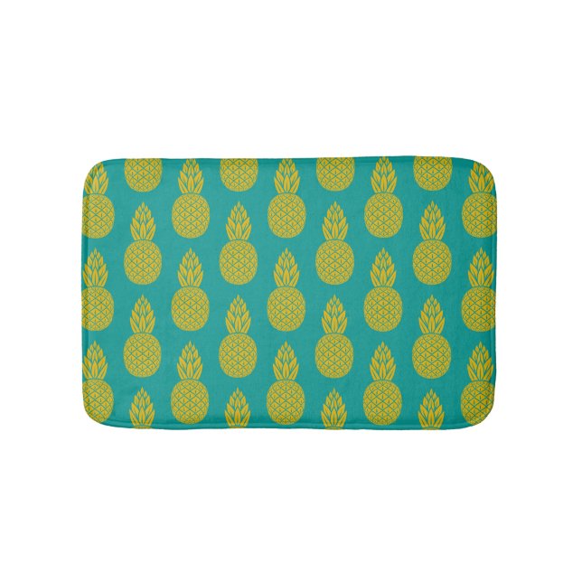Tapis De Bain Fruit tropical d'ananas (Devant)