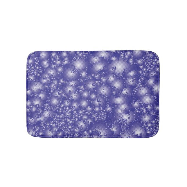 Tapis De Bain Fun PURPLE Abstrait Encre Super motif Splash (Devant)