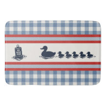 Garçons Chic Canard & Vichy - Bleu Marine Rouge F