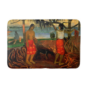Tapis De Bain Gauguin - Sous l'arbre du Pandanus