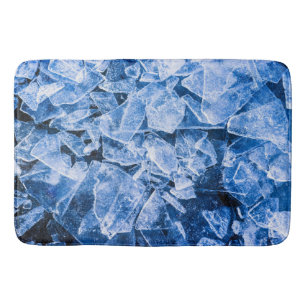 Tapis De Bain Glace bleue