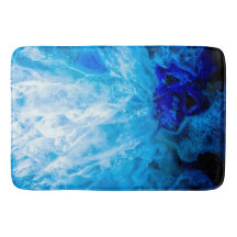 Glace Blue Crystal Gem Gemstone Agate Quartz