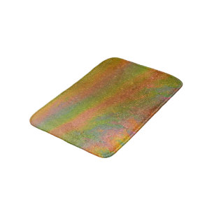 Tapis De Bain Glissant arc-en-ciel iridescent coloré