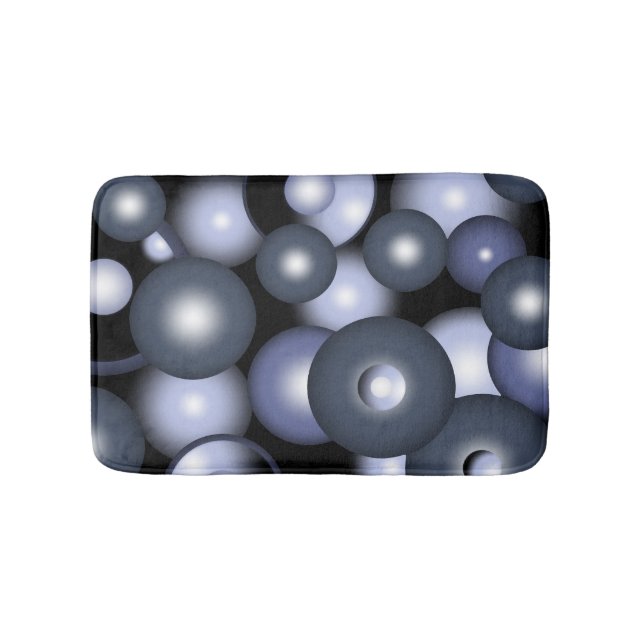 Tapis De Bain Global Concentric Circle Orbital Art Abstrait (Devant)