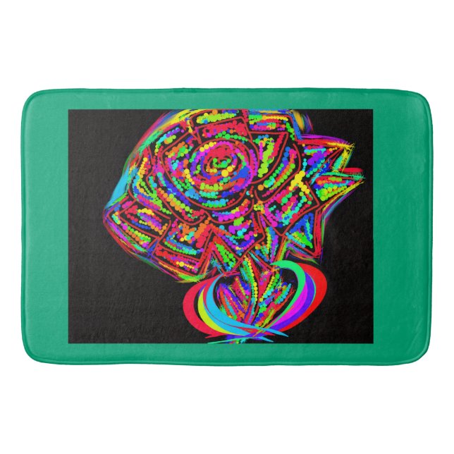 Tapis De Bain Goddess Flower Bath Mat (Devant)