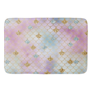 Tapis De Bain Gold Aqua Parties scintillant Dream Purple Blush M