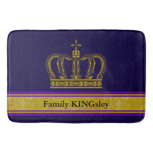 Tapis De Bain Golden Royal Crown + votre backgr. & idées
