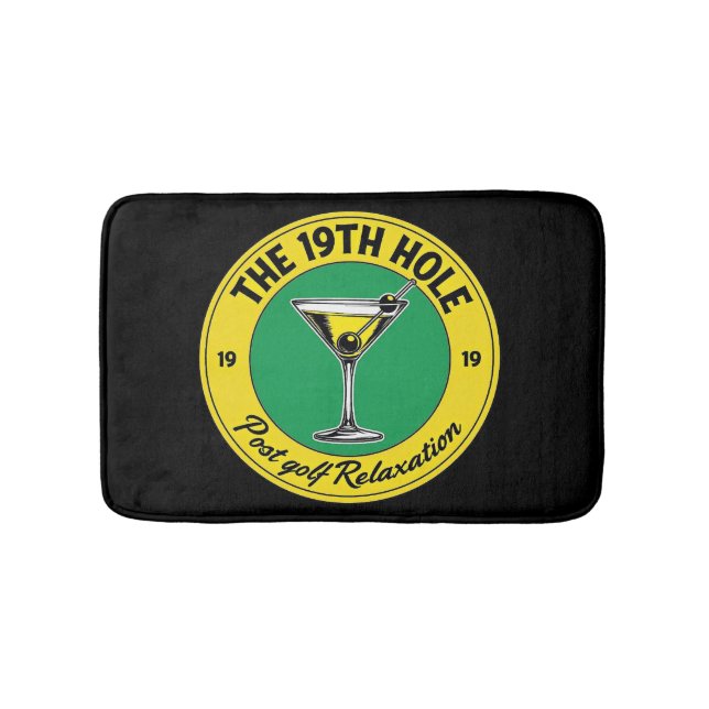Tapis De Bain Golf classique 19th Hole Salle de bain Amusante (Devant)