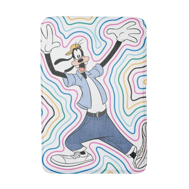 Tapis De Bain Goofy Retro Radiant Street Style Graphic (Devant (Vertical))