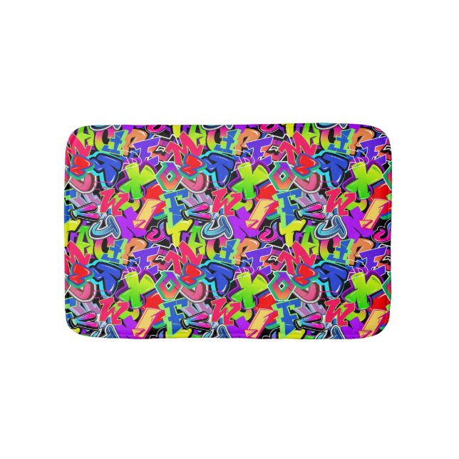 Tapis De Bain Graffiti (Devant)