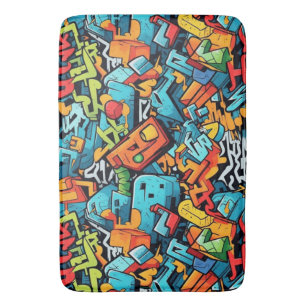 Tapis De Bain Graffiti Art Bath Mat