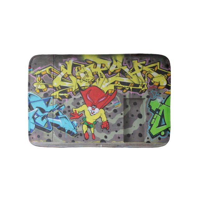 Tapis De Bain Graffiti Superbunny (Devant)