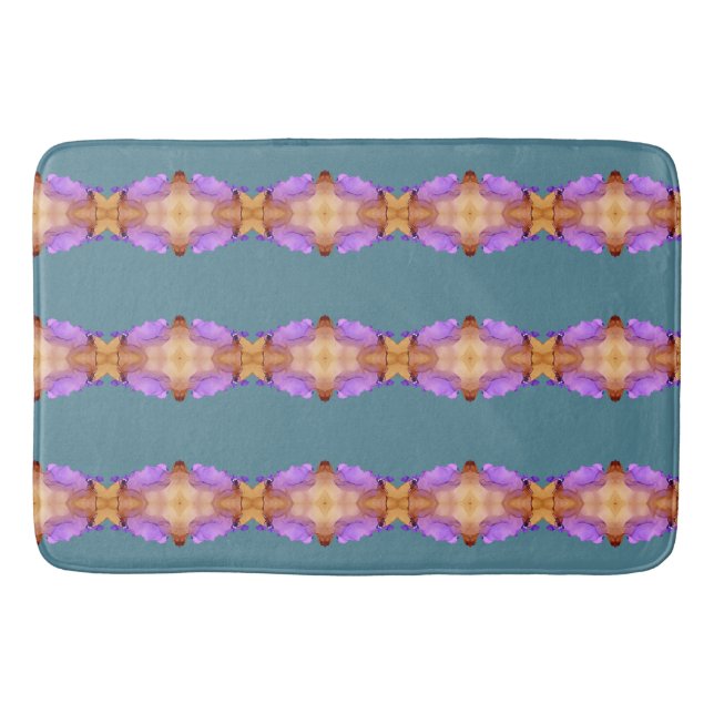 Tapis De Bain Grand Mat de bain dans Mandala Design strié (Devant)