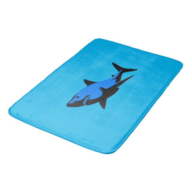 Tapis De Bain Grand requin blanc (Angle)
