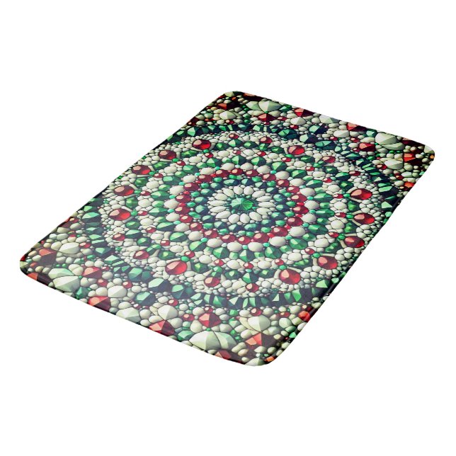 Tapis De Bain Grande natte de bain aux couleurs italiennes (Angle)