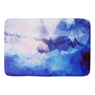 Tapis De Bain Graphique en polygone