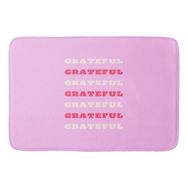 Tapis De Bain Gratuit, Remerciements, Citation De Gratitude, Ros (Devant)
