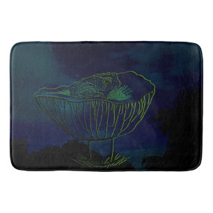 Tapis De Bain Grenouille minuscule dans la couverture polaire de