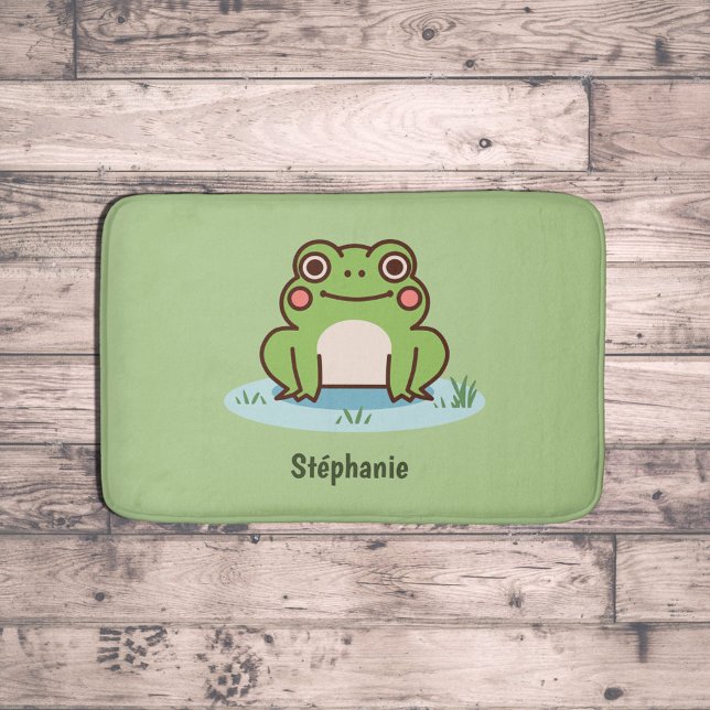 Tapis De Bain Grenouille mûre (Cute Frog Bath Mat)