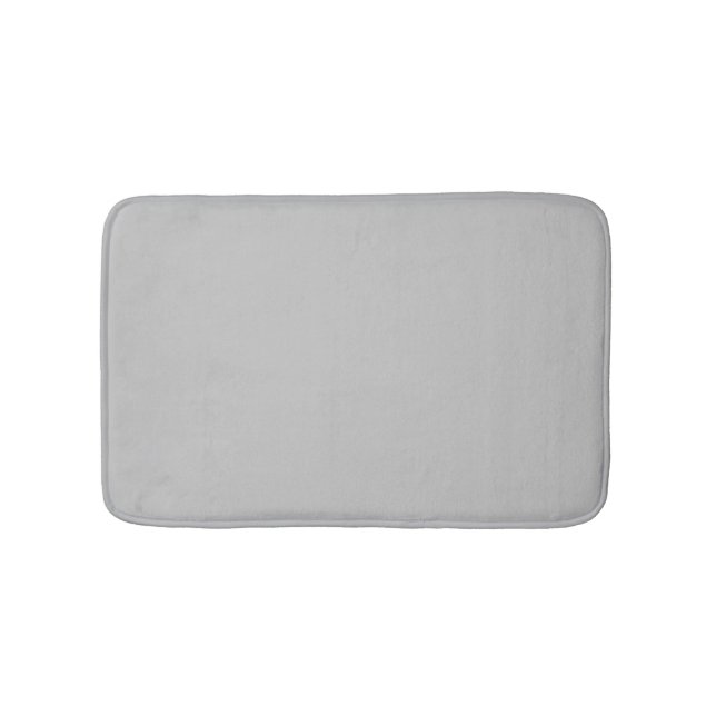 Tapis De Bain Gris Cendré, Nuage, Graine De Coton, (Devant)