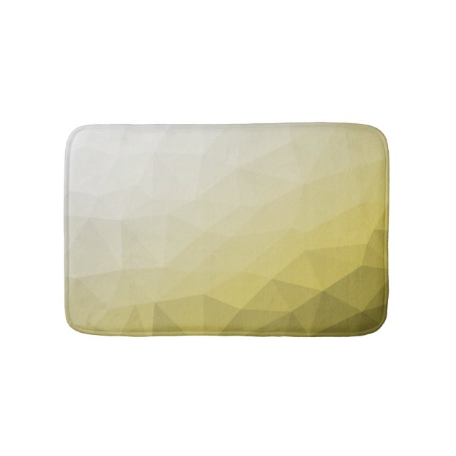 Tapis De Bain Gris jaune ombre Mesh cool élégant Motif (Devant)