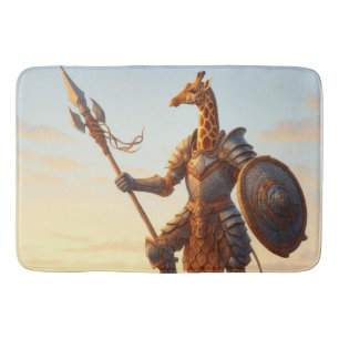 Tapis De Bain Guerrier de girafe