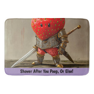 Tapis De Bain Guerrier Fraise