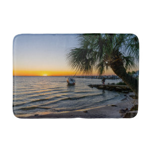 Tapis De Bain Gulf Breeze Floride Sunset Bath Mat
