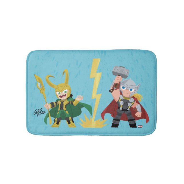 Tapis De Bain Guri Hiru Loki & Thor (Devant)