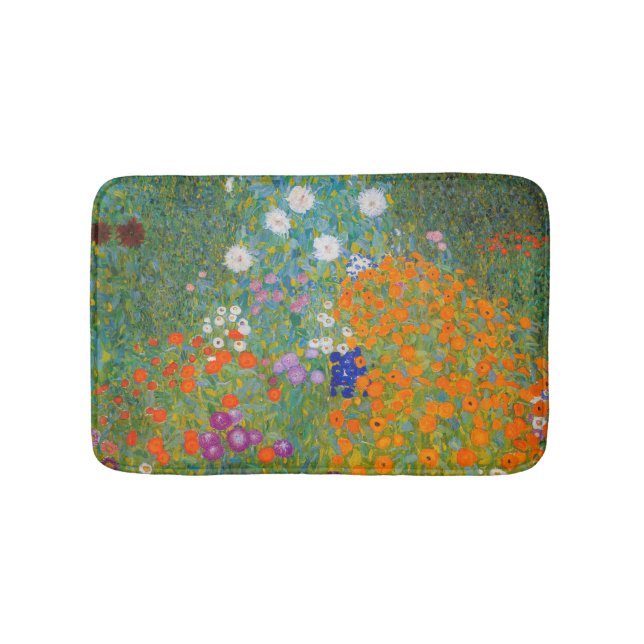 Tapis De Bain Gustav Klimt - Jardin des fleurs (Devant)