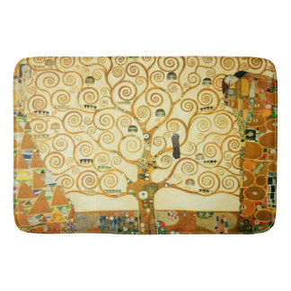 Tapis De Bain Gustav Klimt L'Arbre De Vie Art Nouveau Vintage