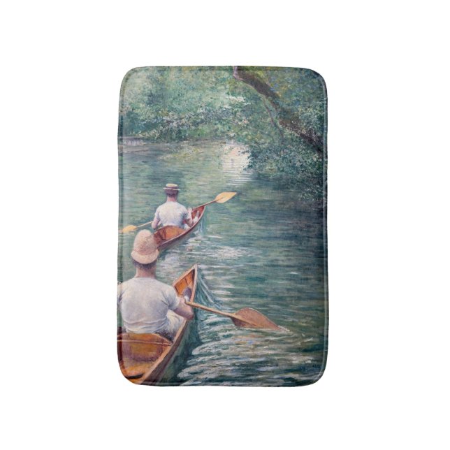 Tapis De Bain Gustave Caillebotte - Canoës sur l'Yerres (Devant (Vertical))