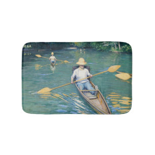 Tapis De Bain Gustave Caillebotte - Skiffs on the Yerres